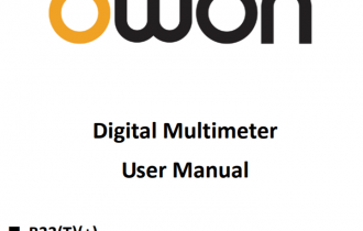 B33D33DigitalMultimeterUserManual