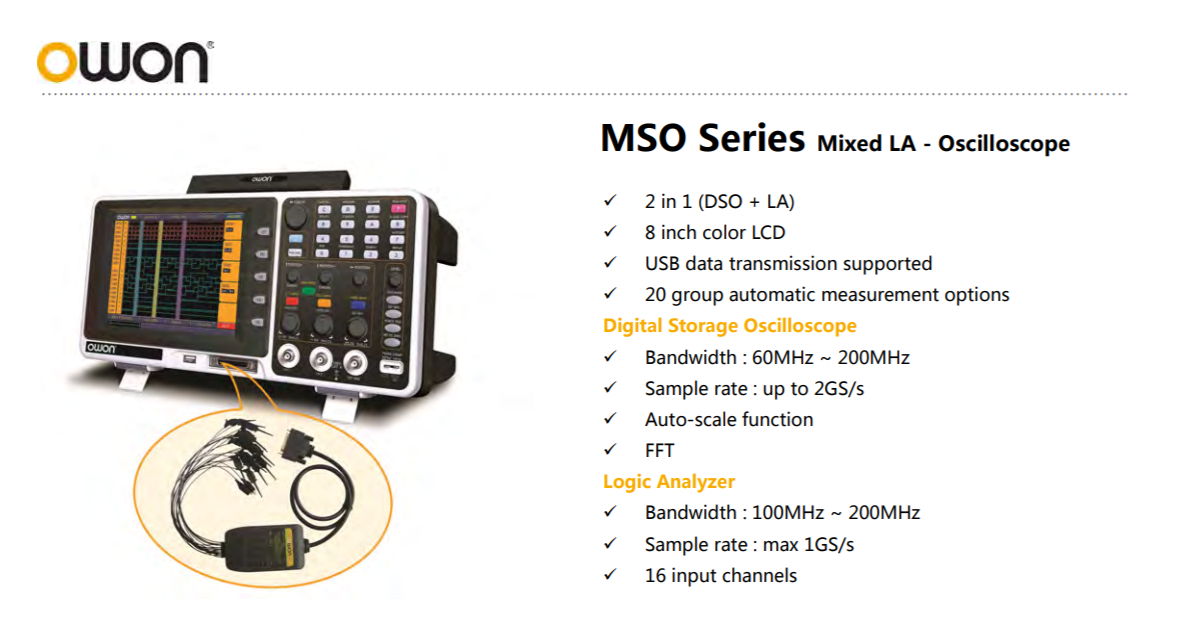 MSO Series Mixed LA - Oscilloscope
