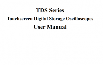 TDS Series Touch screen Usermanual