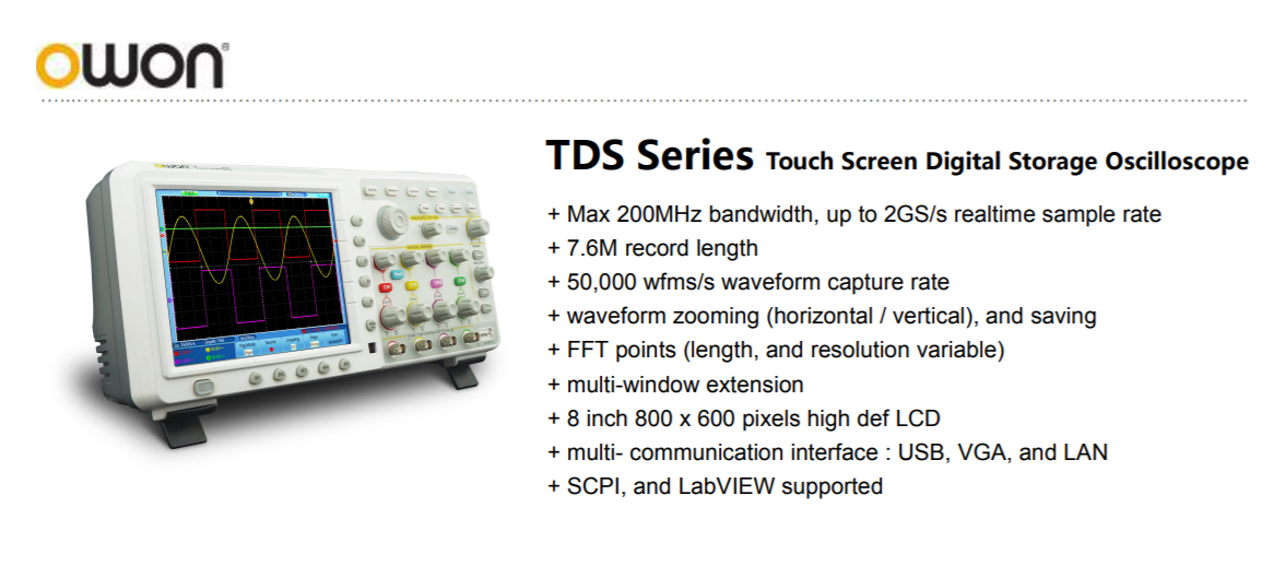 TDS Series Touch screen brochure