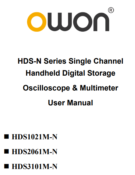 HDS-N Series Single Channel Usermanual